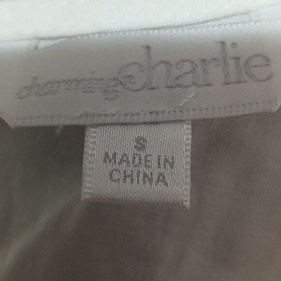 NWT Charming Charlie Purple & Cream Floral Dress S - Picture 5 of 5